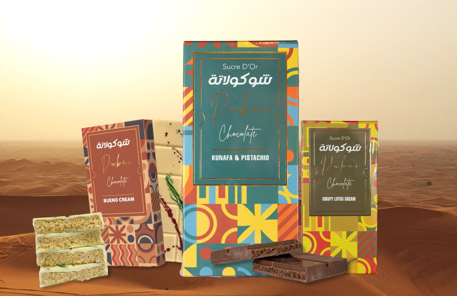 Tablette de chocolat de Dubai - Sucre D'Or