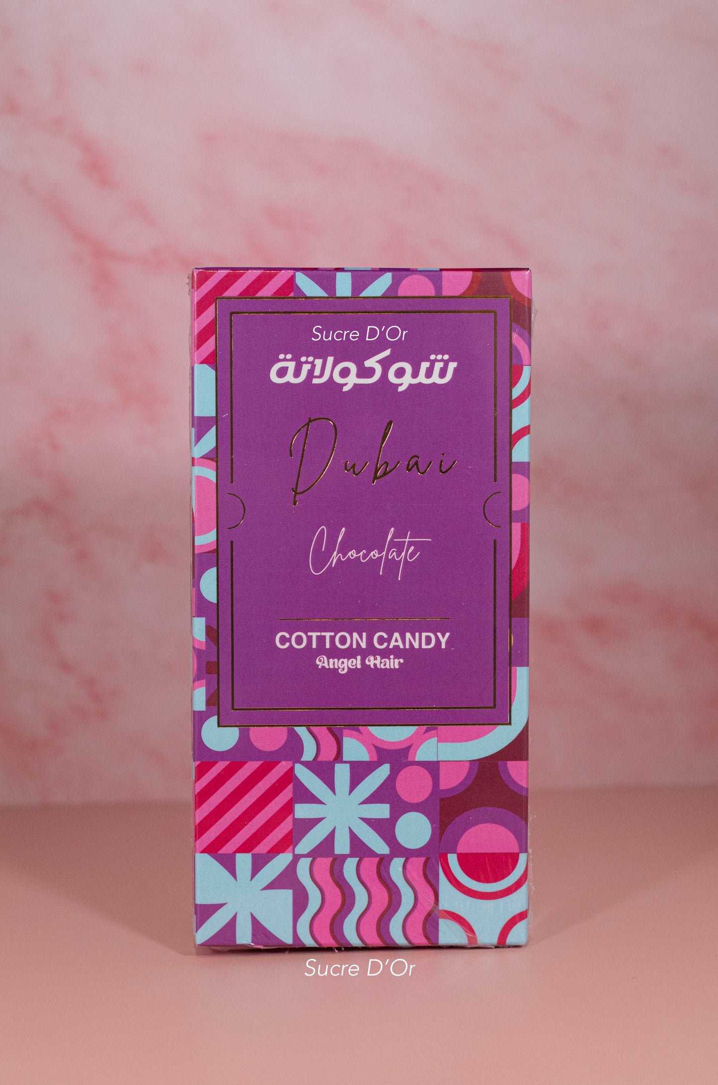 Tablette Cotton Candy 200g – Chocolat de Dubaï | Sucre D'Or